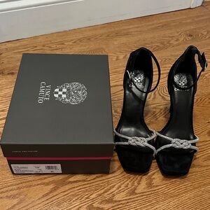 Vince Camuto Klaresia Heels with Silver Accents